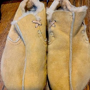 Haflinger Shearling lined casual clogs